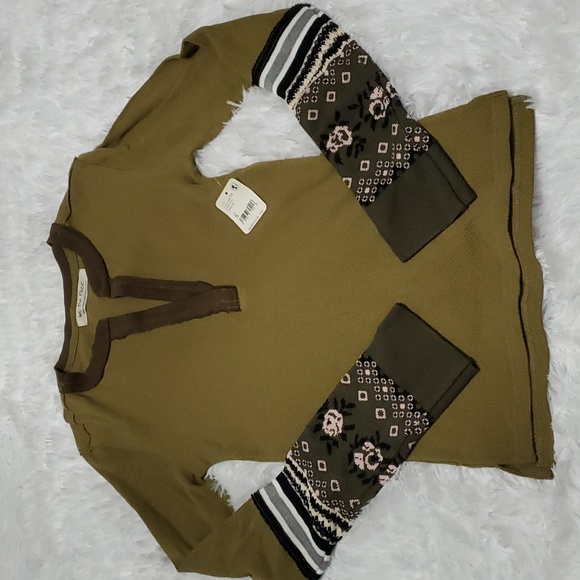 Free People Mikah Layering Cuff Army Combo - Picture 4 of 7